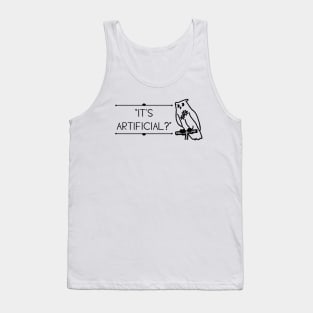 Vintage Artificial Owl 5 Tank Top